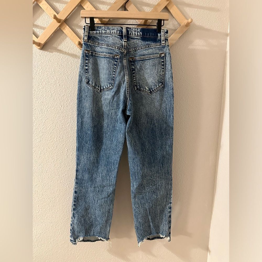Abercrombie and Fitch 90s Ultra High Rise Straight Leg Sz 27 - Picture 5 of 8